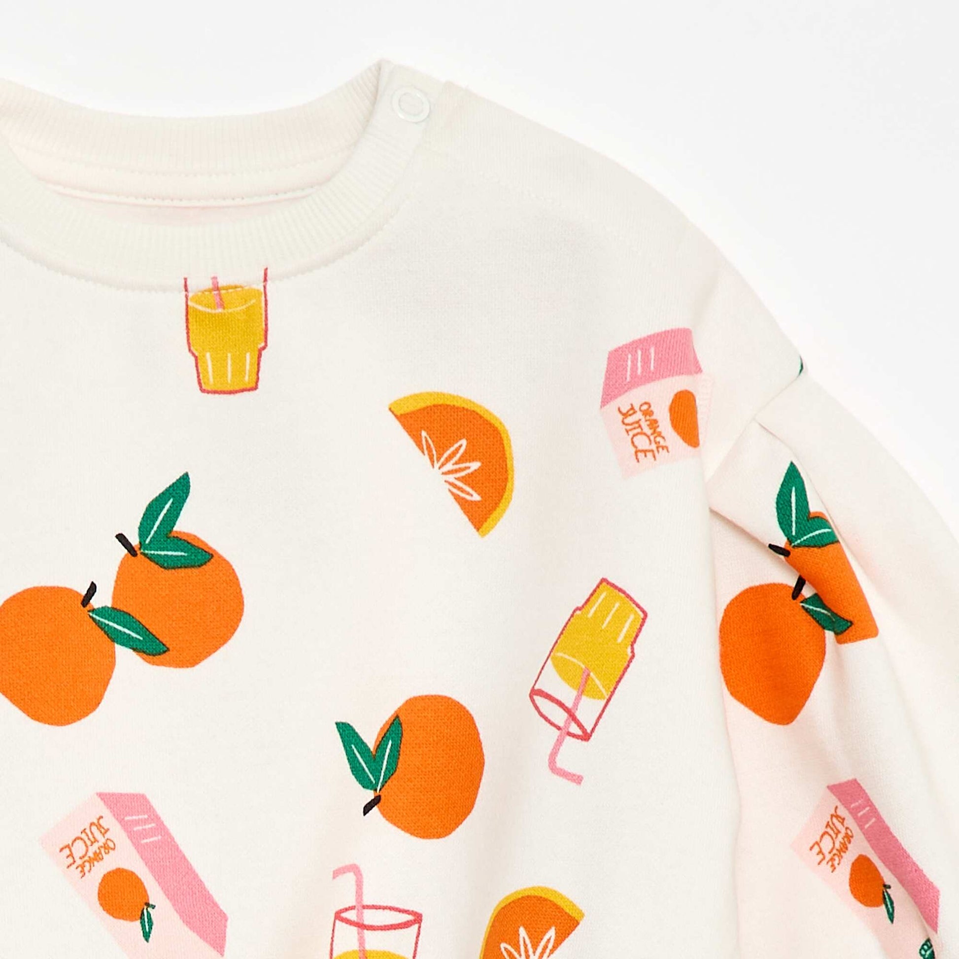 Printed Sweatshirt - Grafik Edition WHITE
