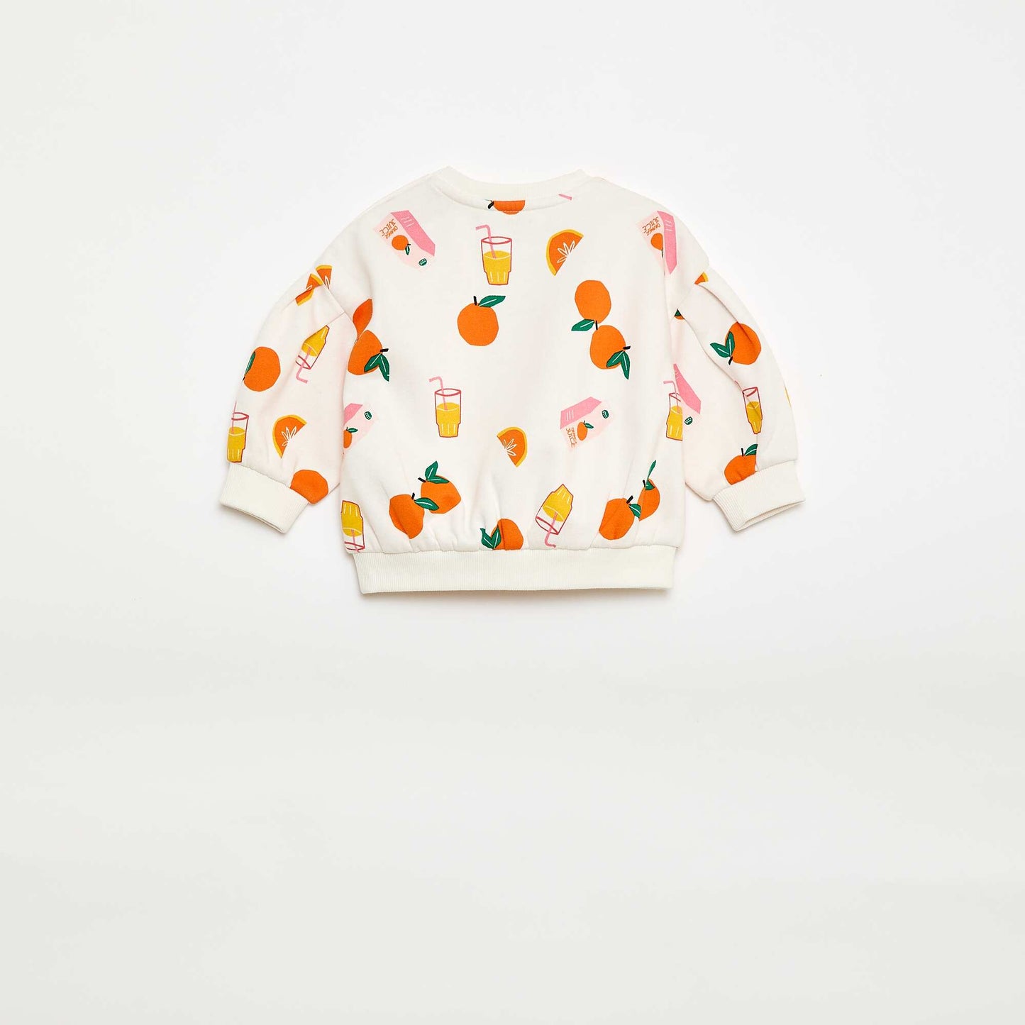 Printed Sweatshirt - Grafik Edition WHITE