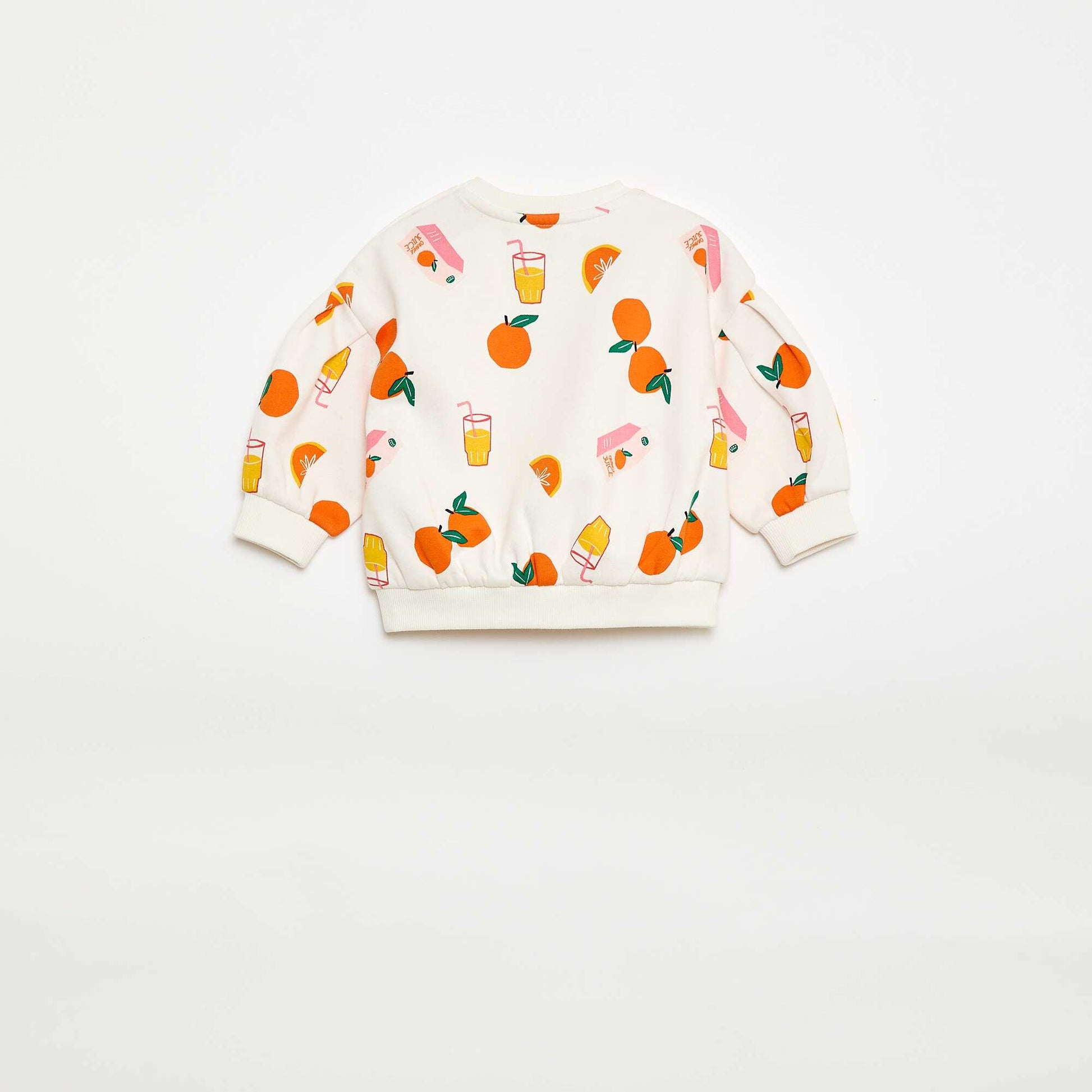 Printed Sweatshirt - Grafik Edition WHITE