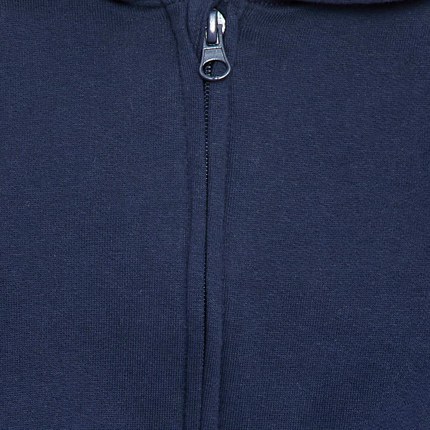 Zipped Fleece Hoodie Sweatshirt BLACK