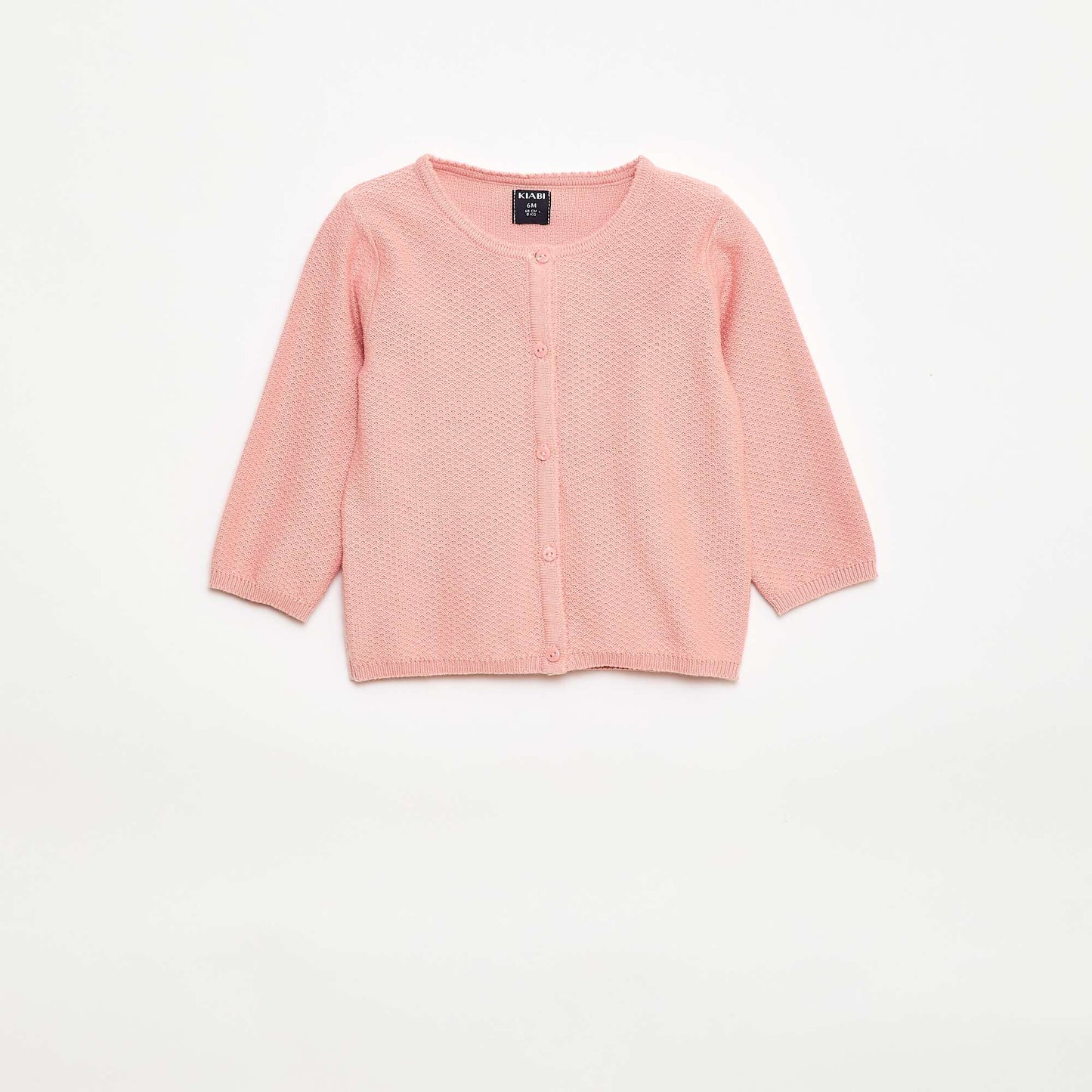 Plain Knit Cardigan PINK