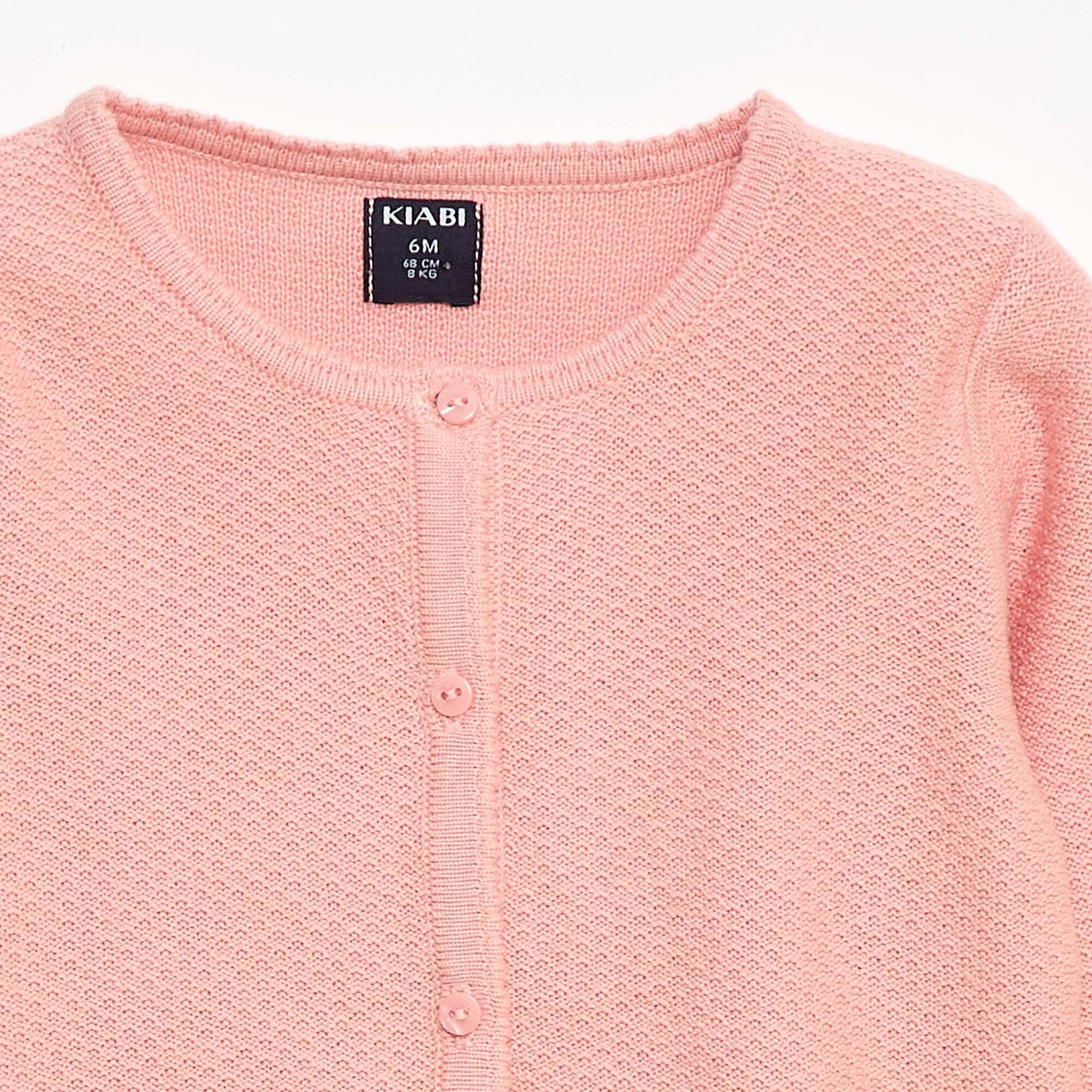 Plain Knit Cardigan PINK
