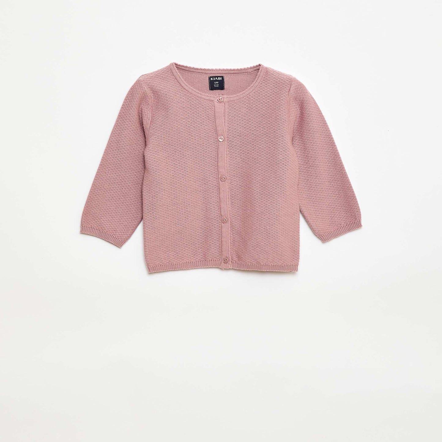 Plain Knit Cardigan PINK