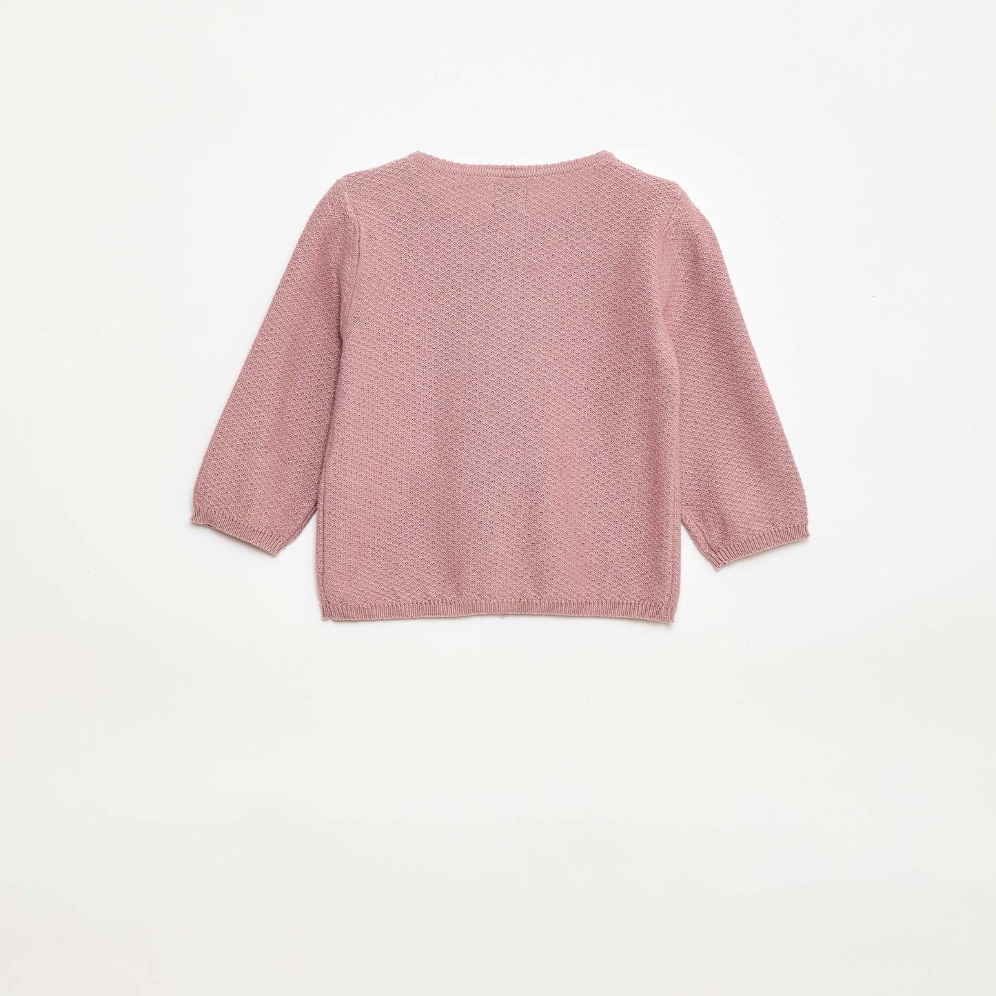 Plain Knit Cardigan PINK
