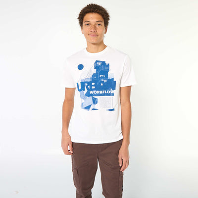 Printed Short-Sleeve T-Shirt WHITE