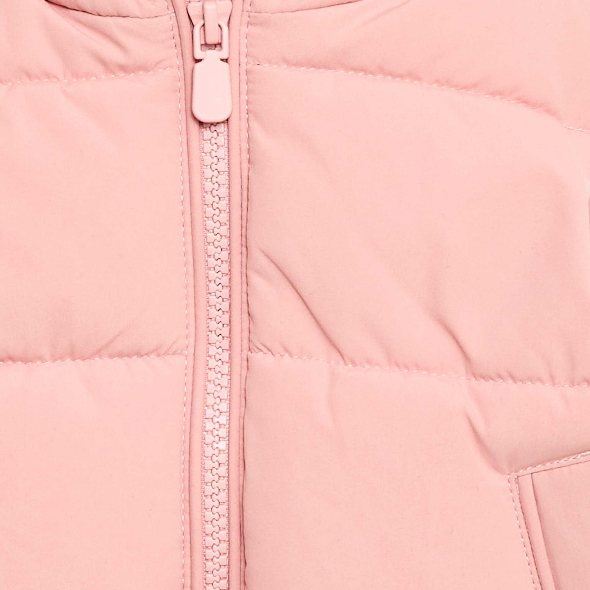 Sleeveless Padded Puffer Vest PINK