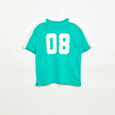 Sport Print T-Shirt GREEN