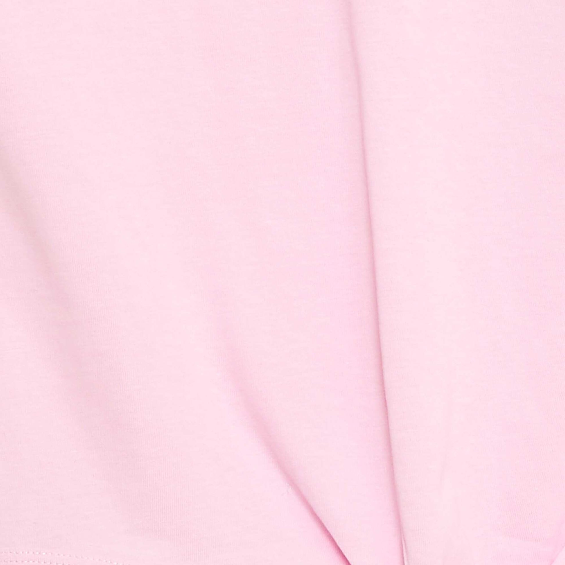 T-shirt with waist tie PINK