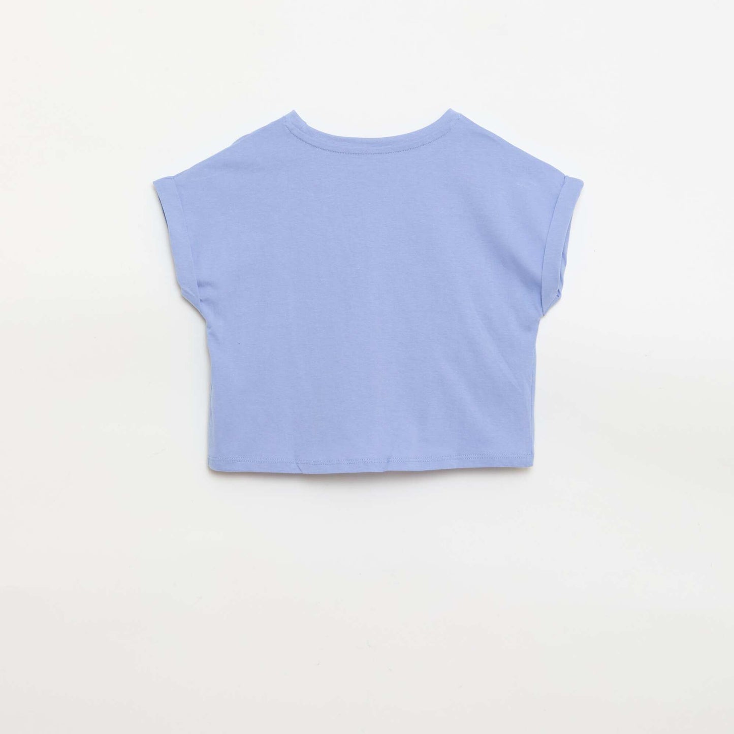 T-shirt with waist tie BLUE