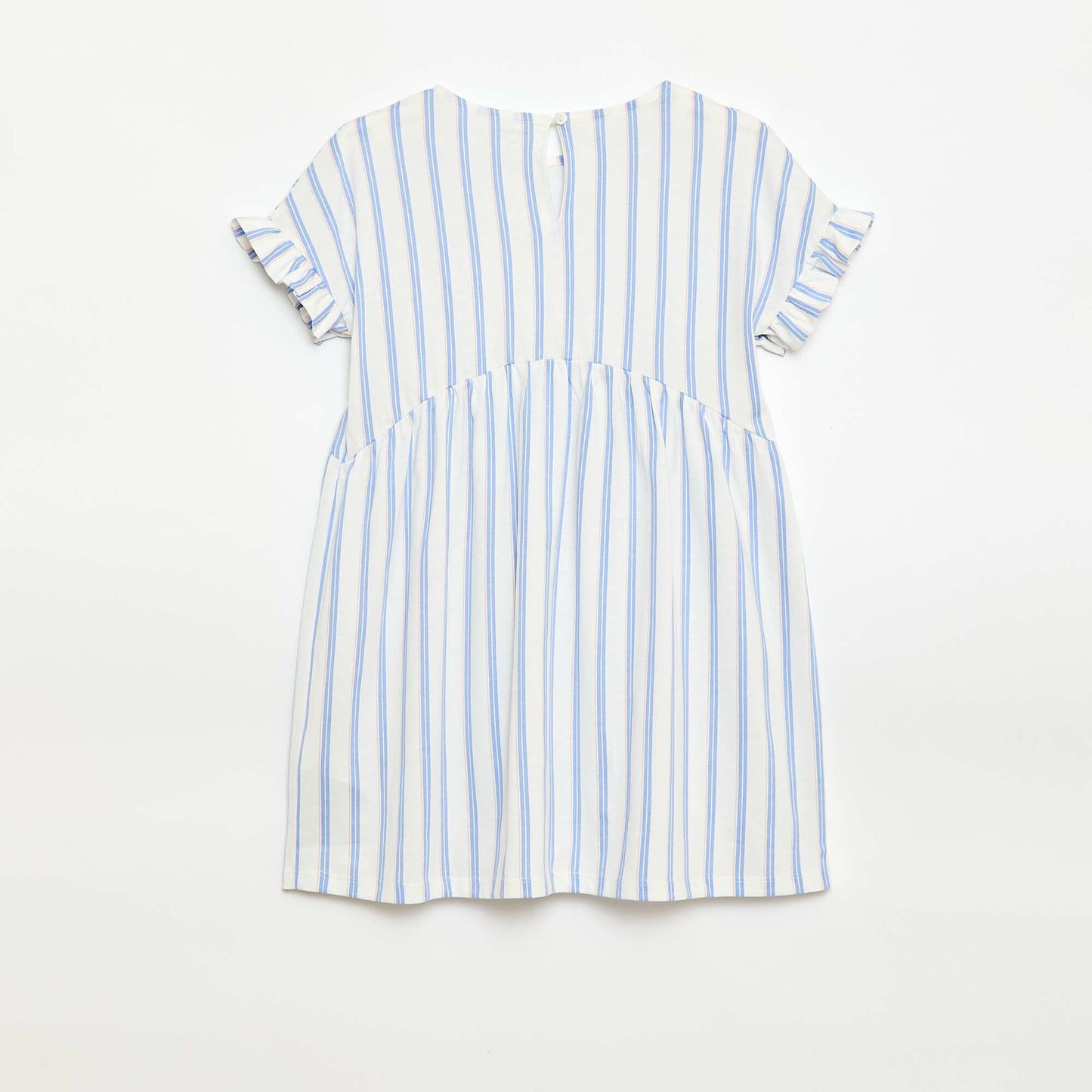 Leopard print T-shirt dress BLUE