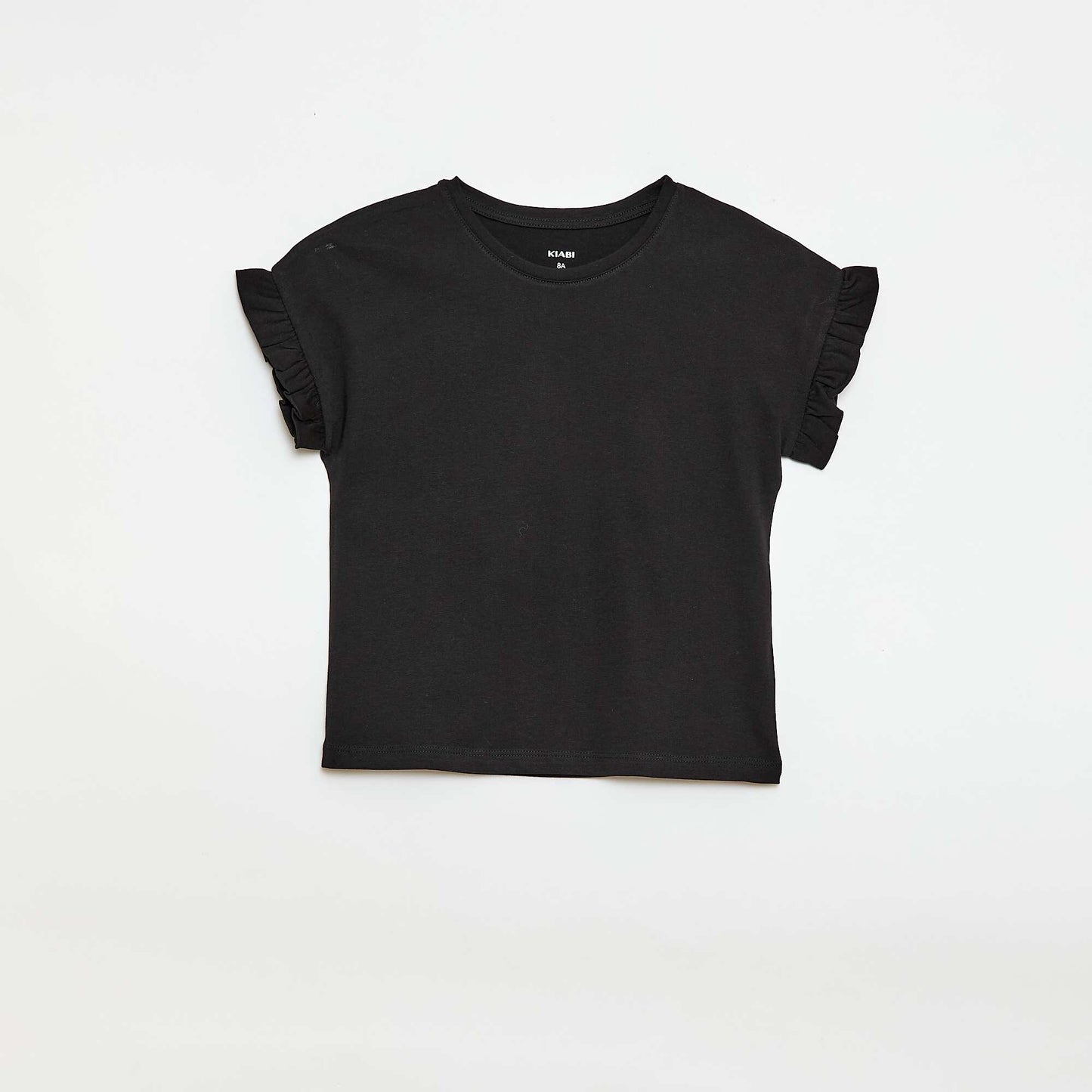 Flutter Sleeve T-shirt BLACK