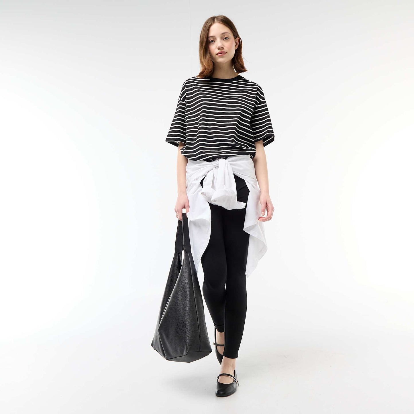Stretch Long Leggings BLACK