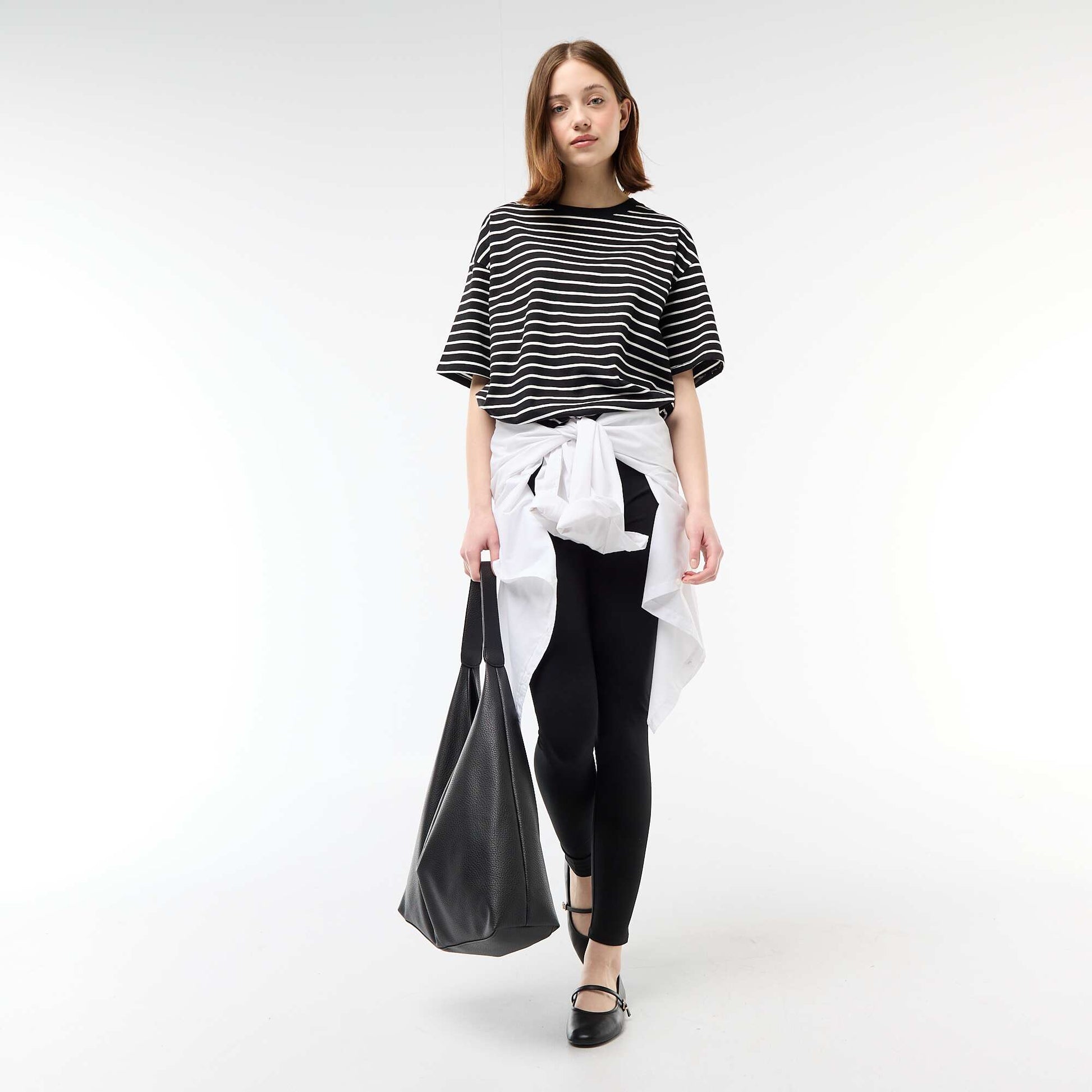 Stretch Long Leggings BLACK