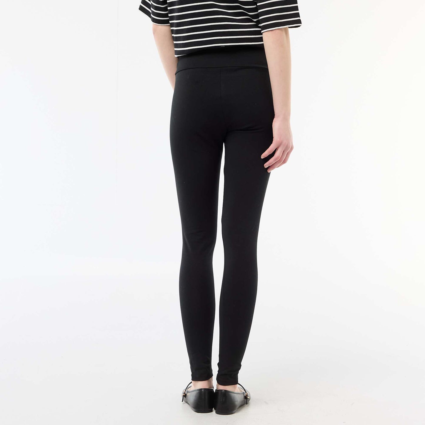 Stretch Long Leggings BLACK