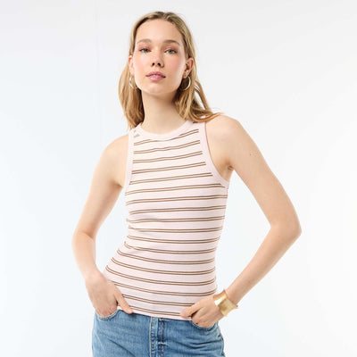 Sleeveless Tank Top with American Armholes PINK