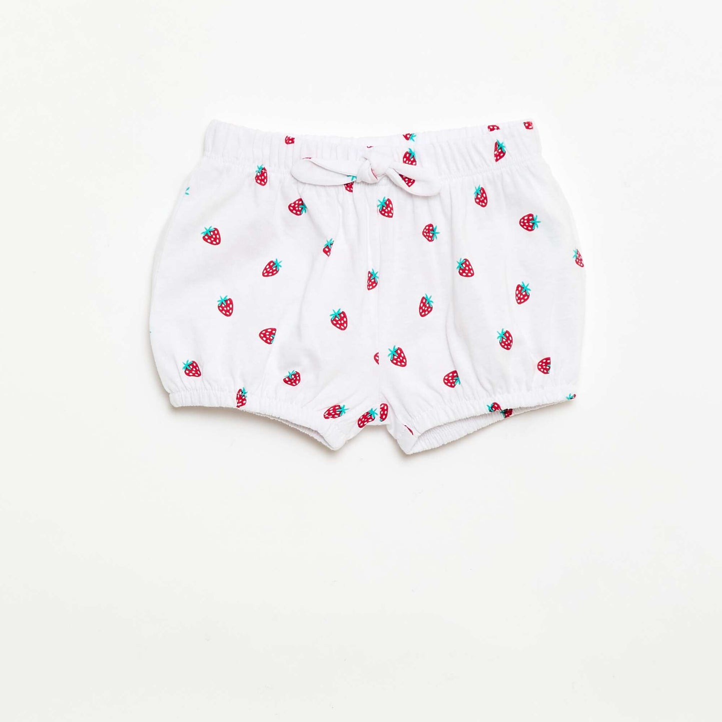 2-pack shorts with decorative bows WHITE