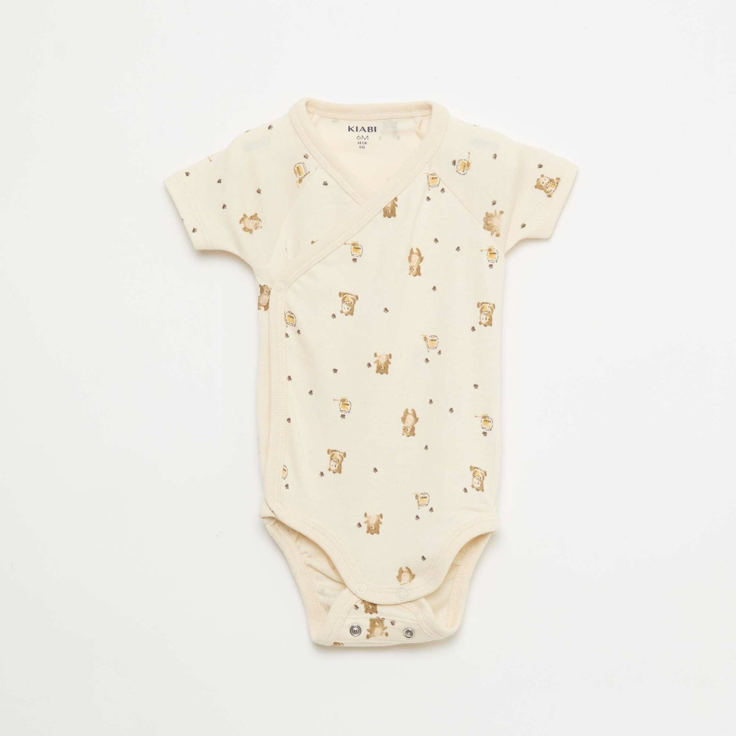 3-Pack of Short-Sleeve Convertible Bodysuits YELLOW