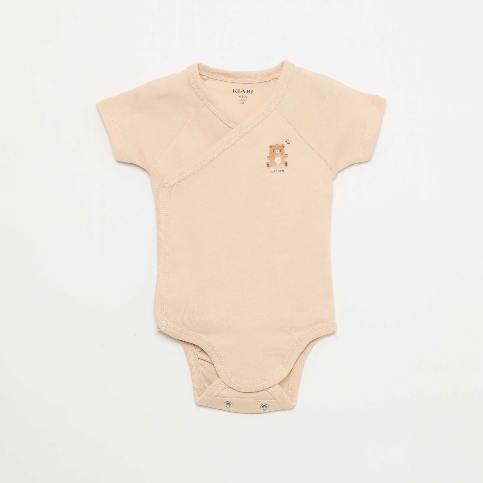 3-Pack of Short-Sleeve Convertible Bodysuits YELLOW