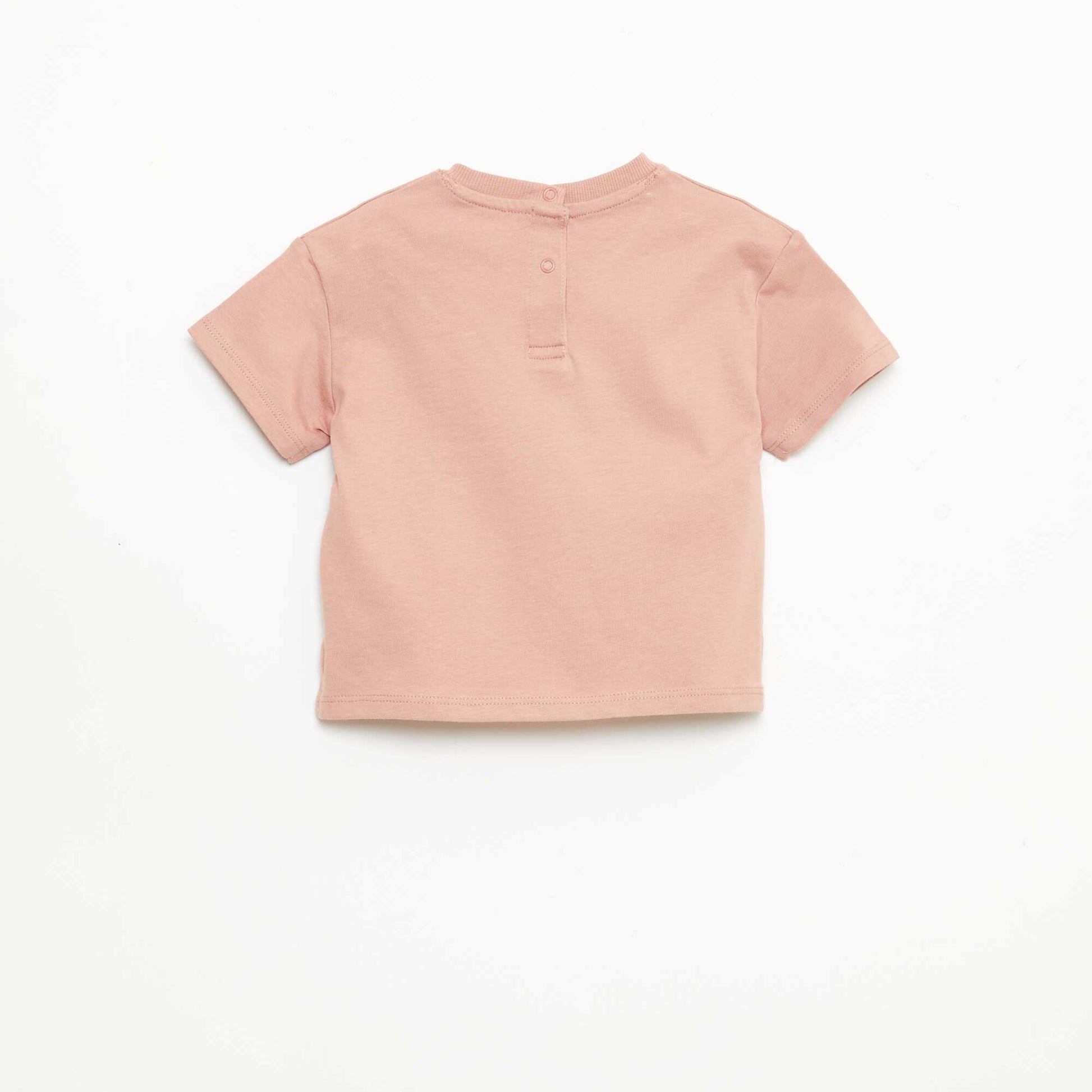 Sleeveless Plain T-shirt PINK