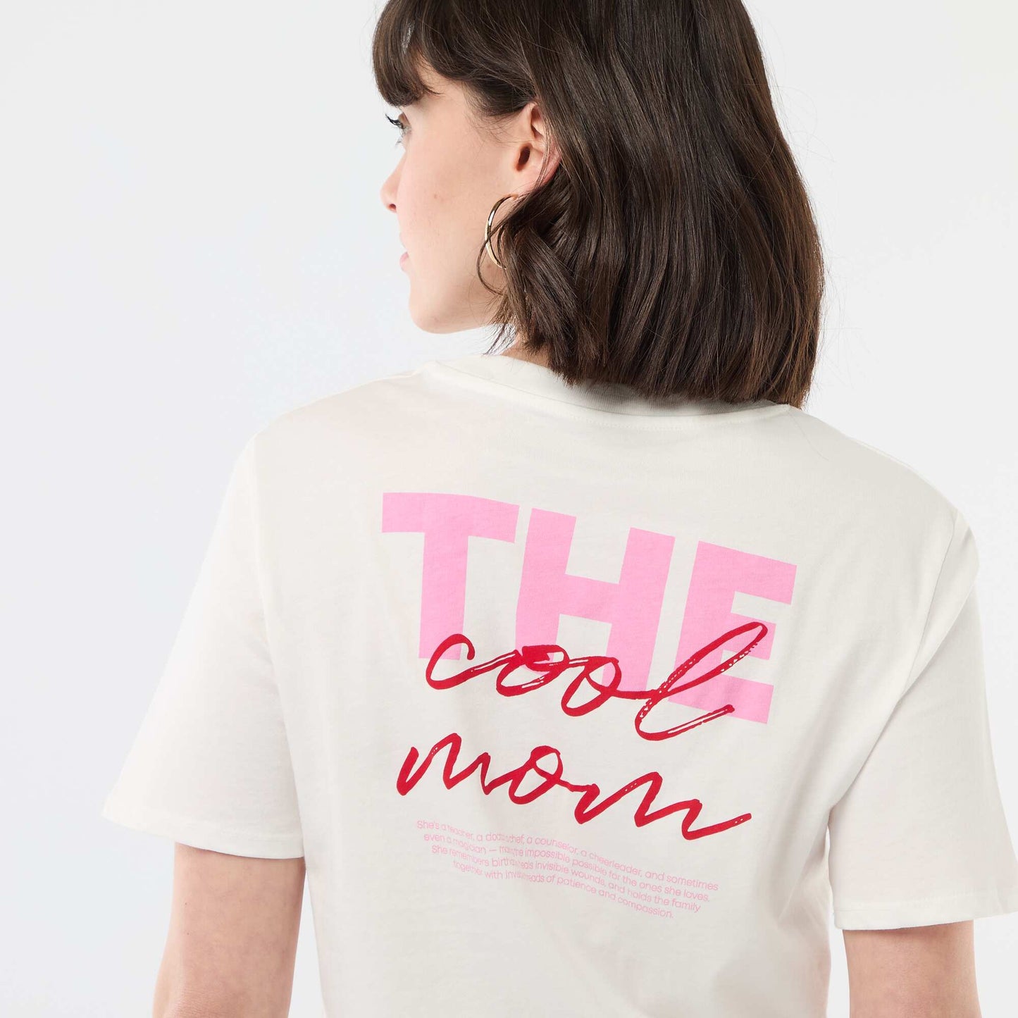 Short-sleeved 'Mother's Day' T-shirt WHITE