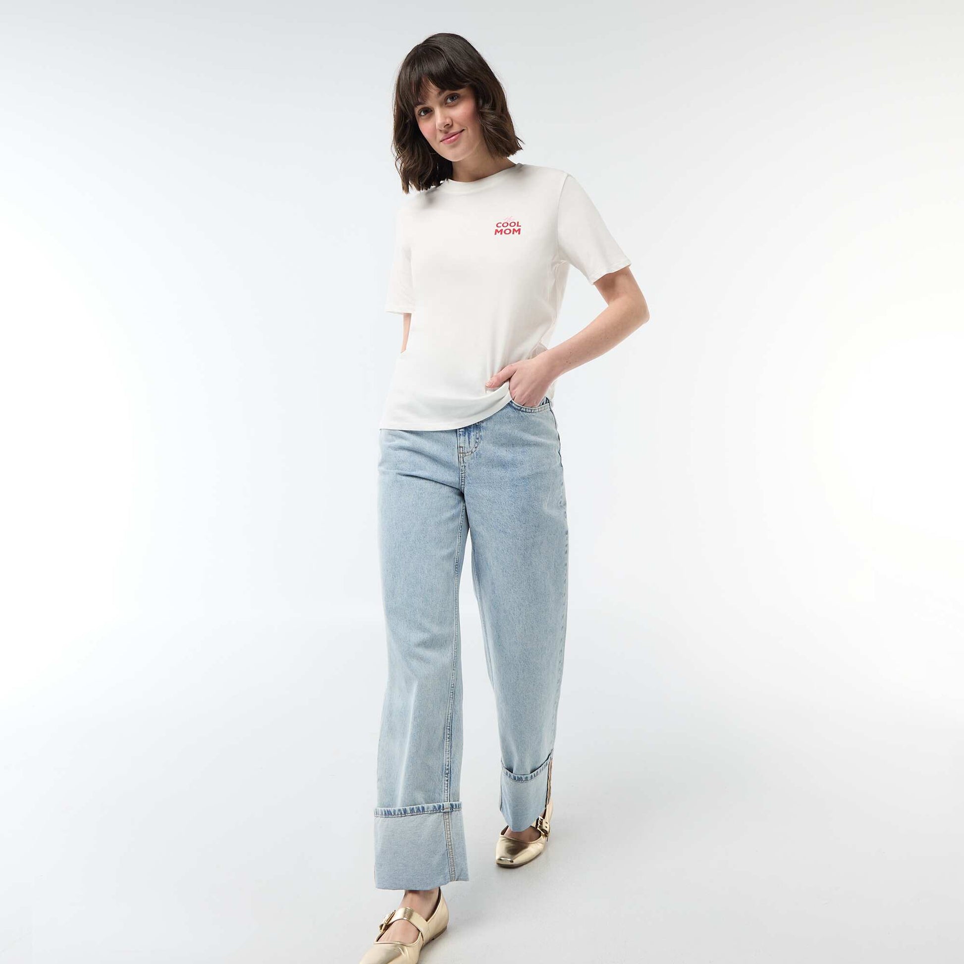 Short-sleeved 'Mother's Day' T-shirt WHITE