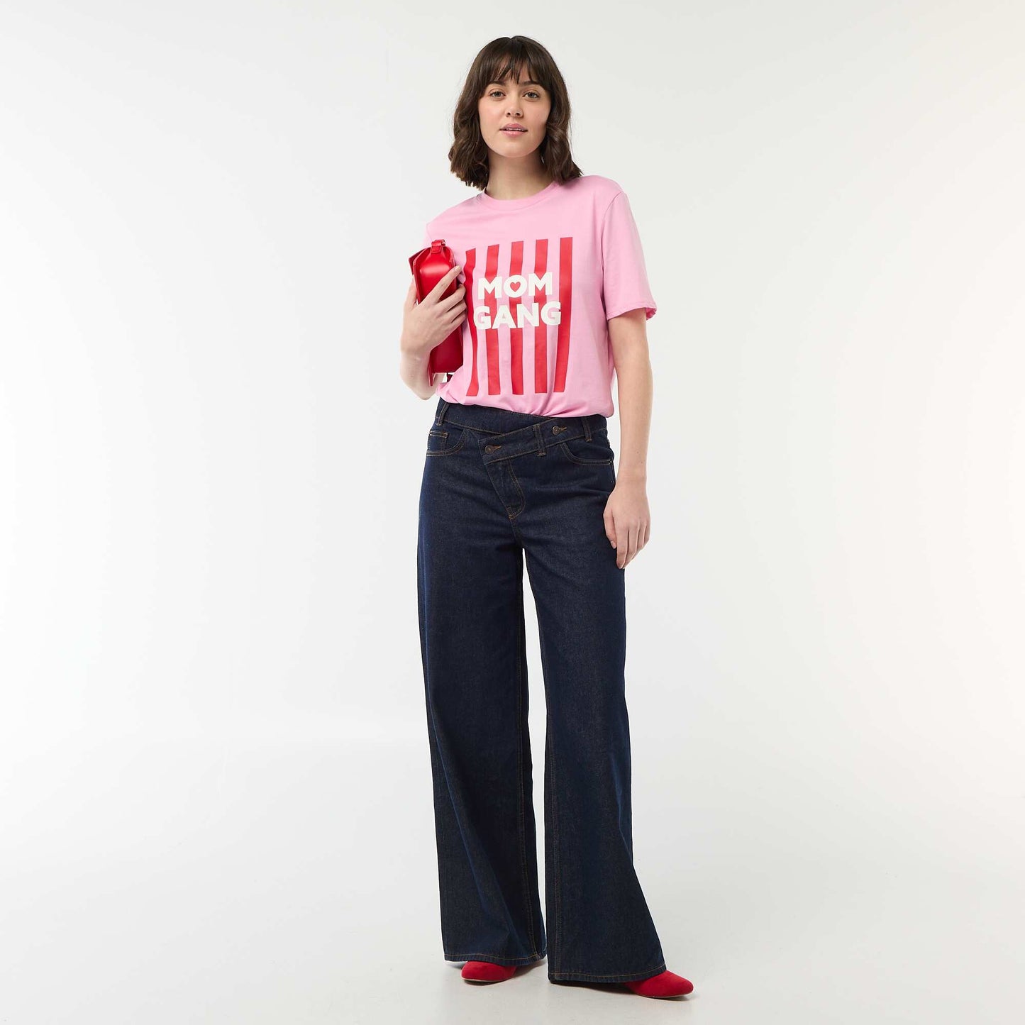 Short-sleeved 'Mother's Day' T-shirt PINK