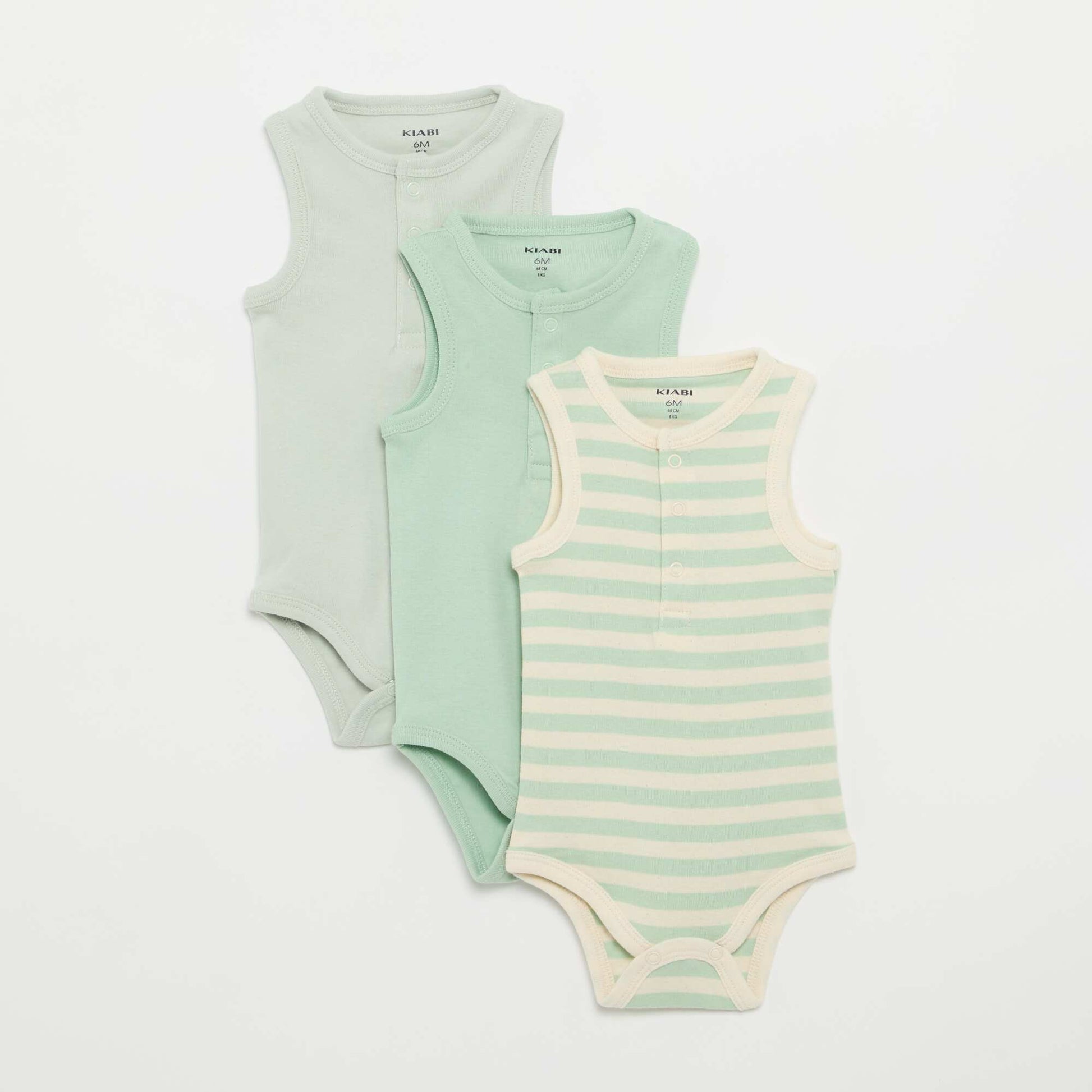 3-Pack of Bodysuits - 3 pieces GREEN