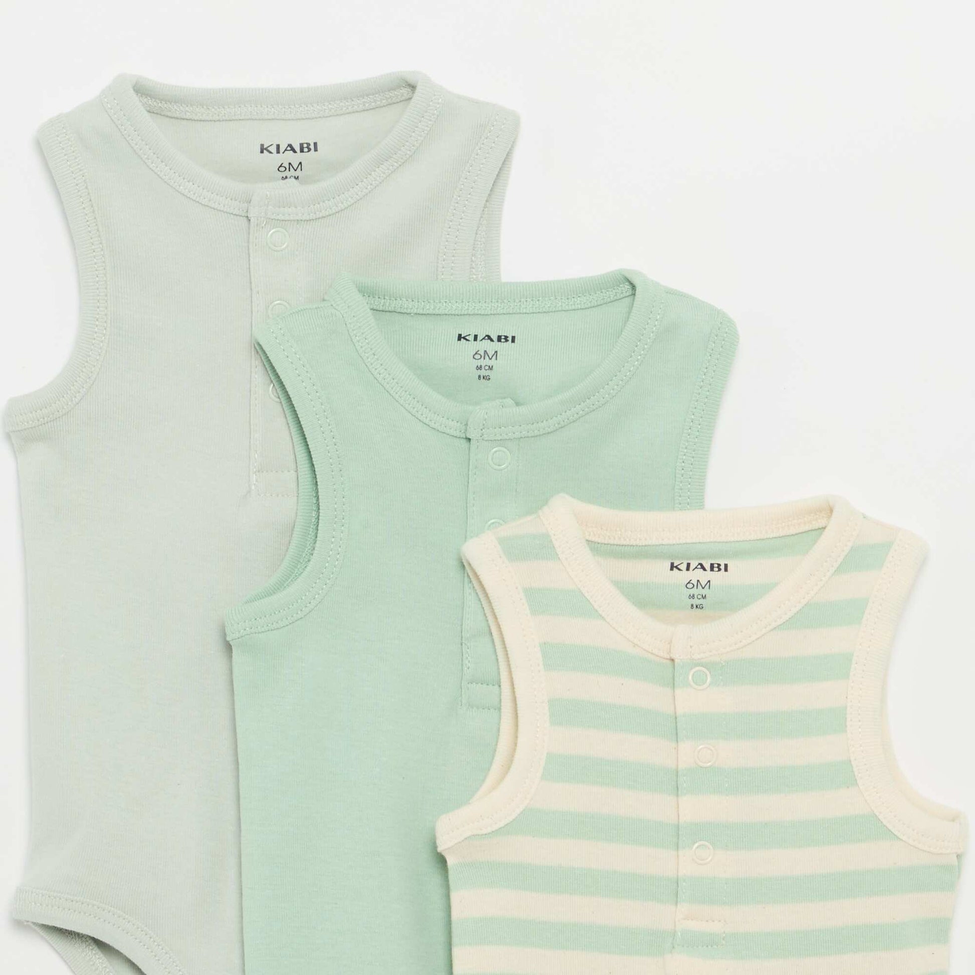 3-Pack of Bodysuits - 3 pieces GREEN