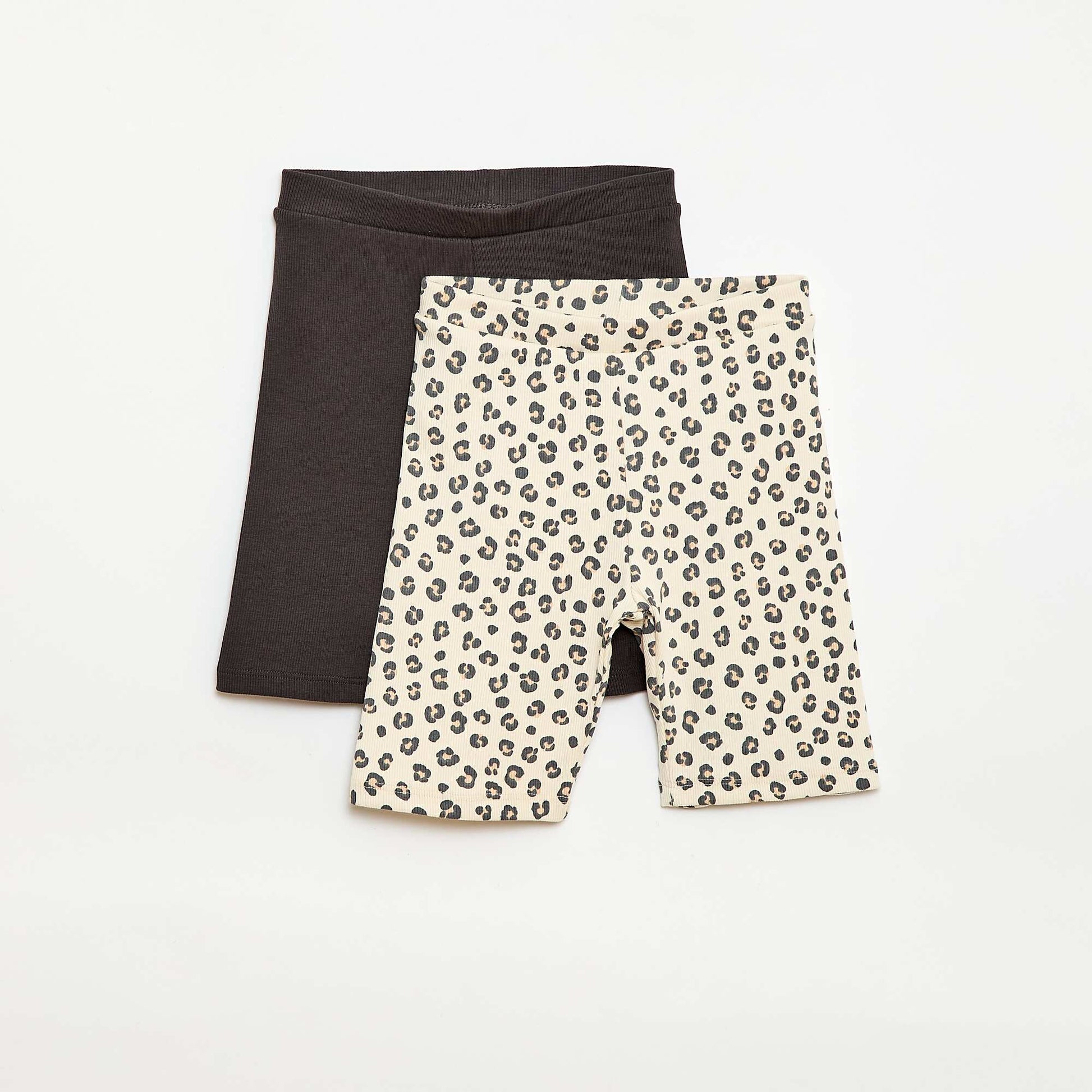 Pack of 2 cycling shorts BEIGE