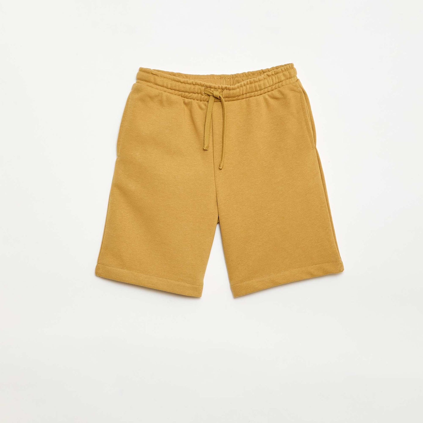 2-Pack of Plain Cotton Shorts YELLOW