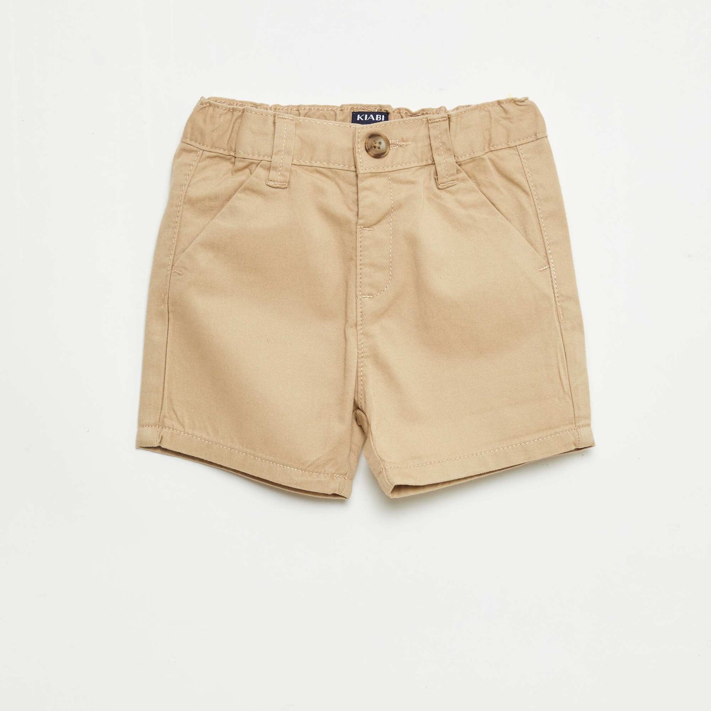 Chino Shorts with Adjustable Waist BROWN / MEDIUM BROWN