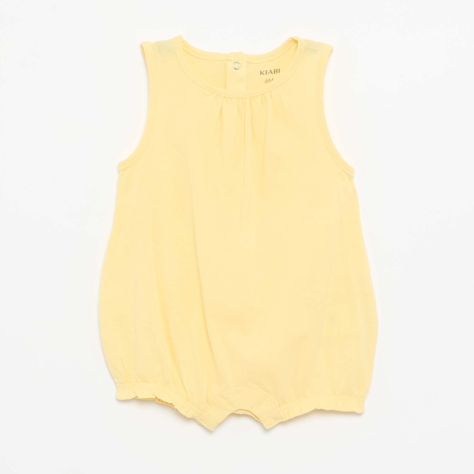 2-Pack Sleeveless Rompers WHITE