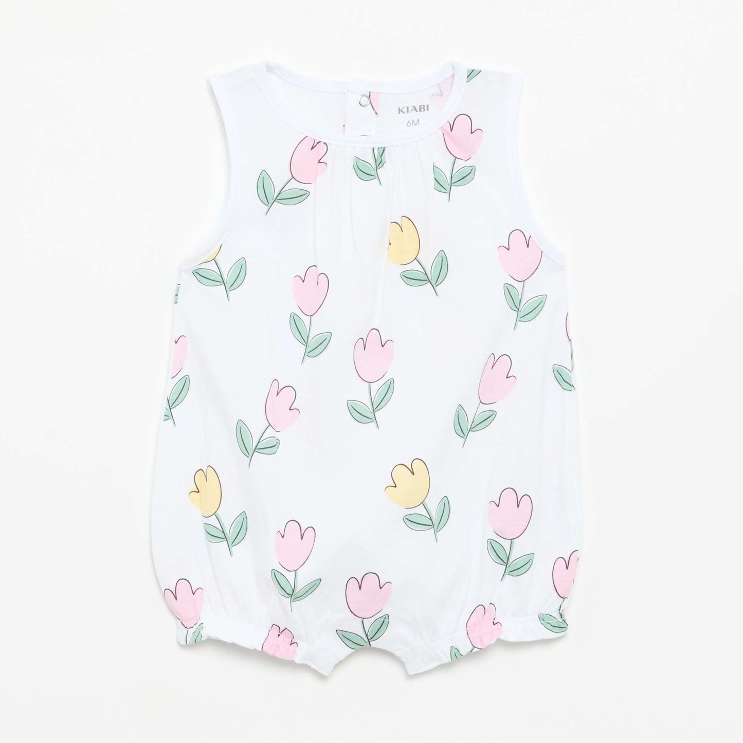 2-Pack Sleeveless Rompers WHITE