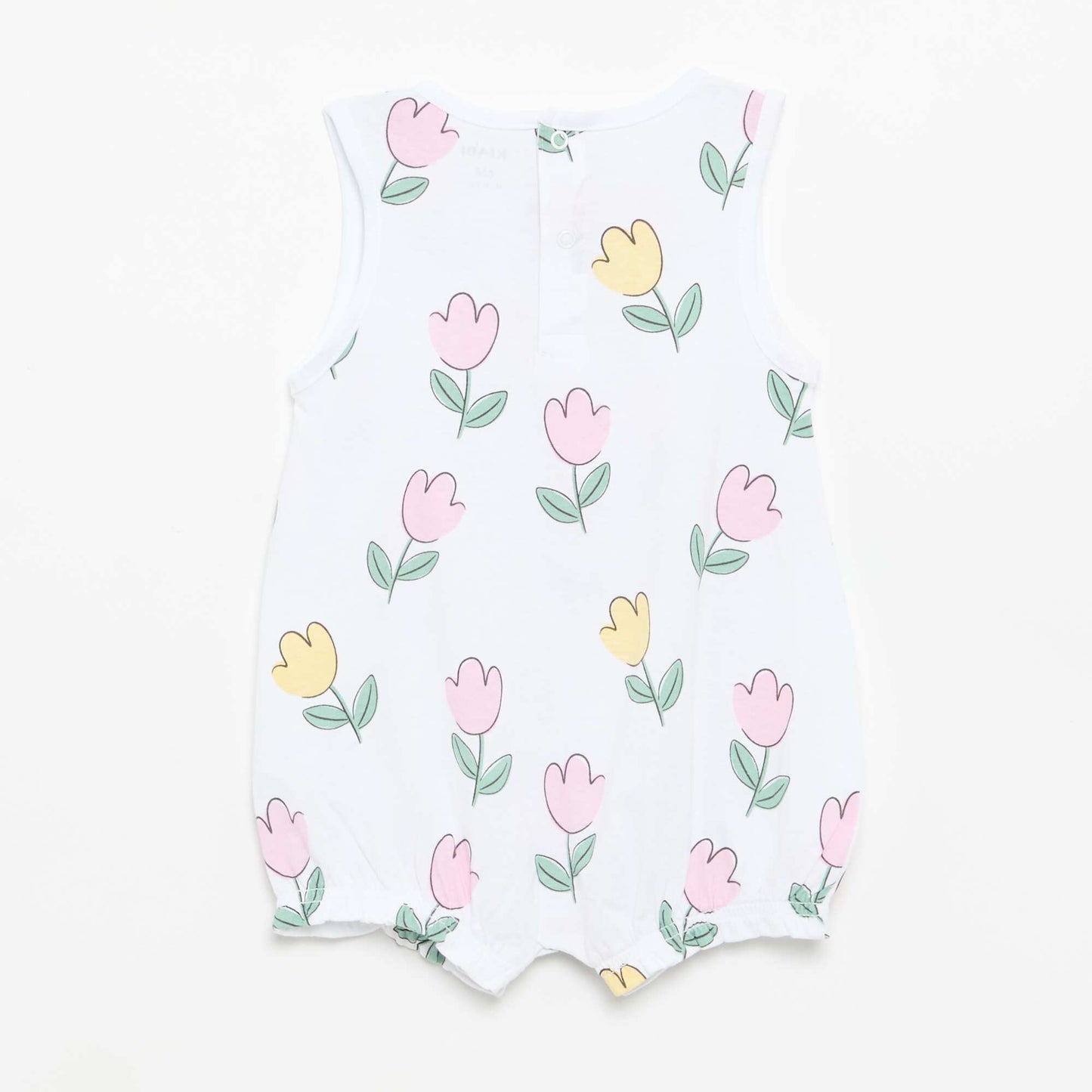 2-Pack Sleeveless Rompers WHITE