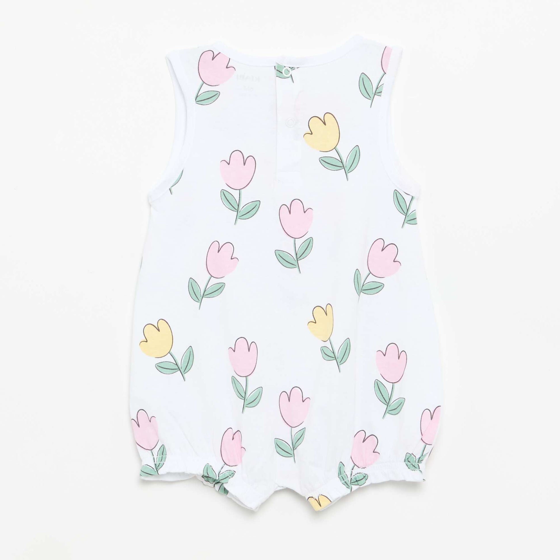 2-Pack Sleeveless Rompers WHITE