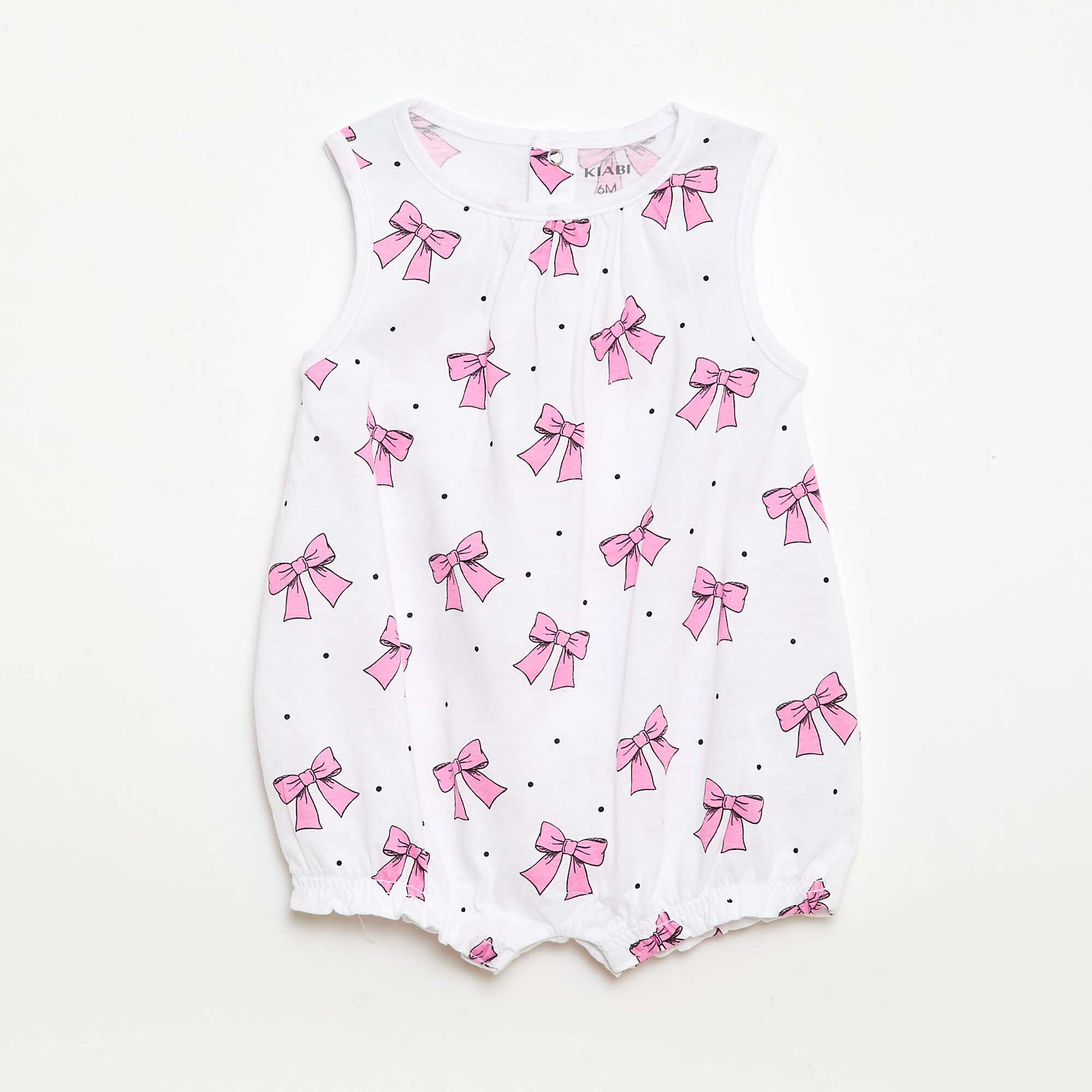 2-Pack Sleeveless Rompers WHITE
