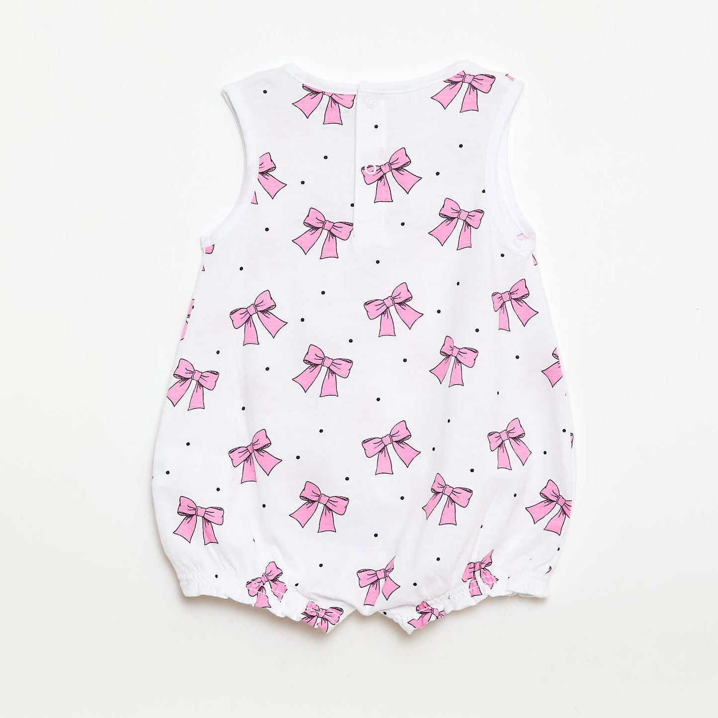 2-Pack Sleeveless Rompers WHITE