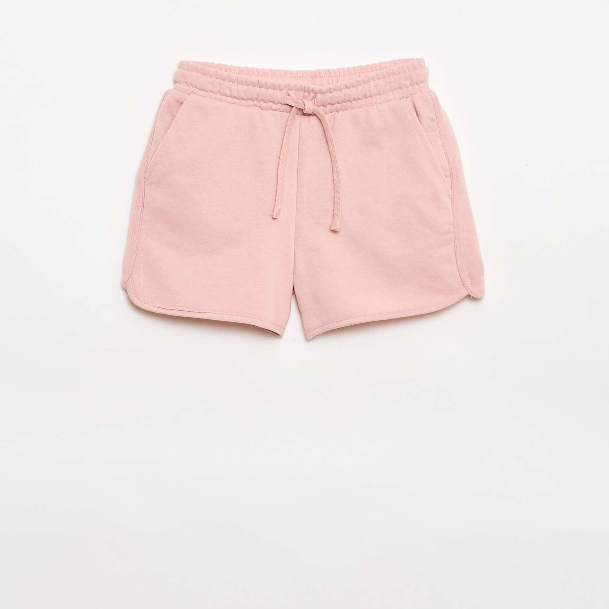 Plain French Terry Shorts PINK