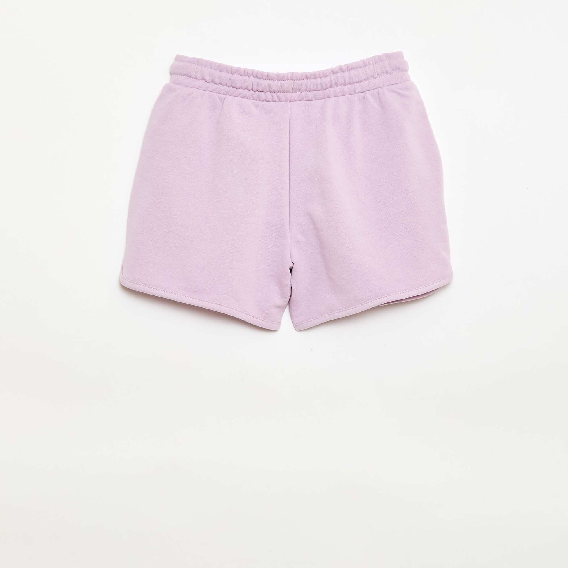 Plain French Terry Shorts PURPLE