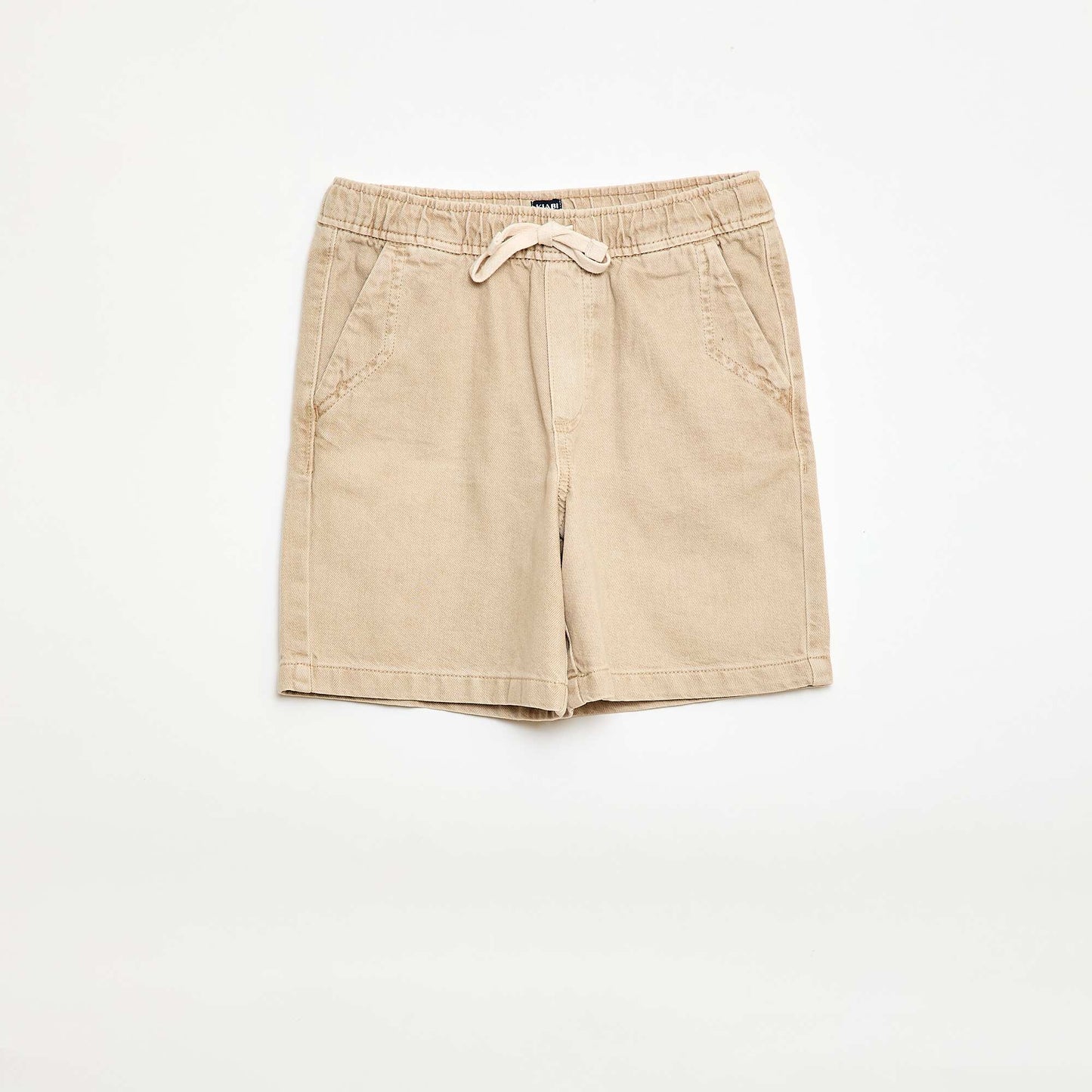 Twill Bermuda Shorts BEIGE