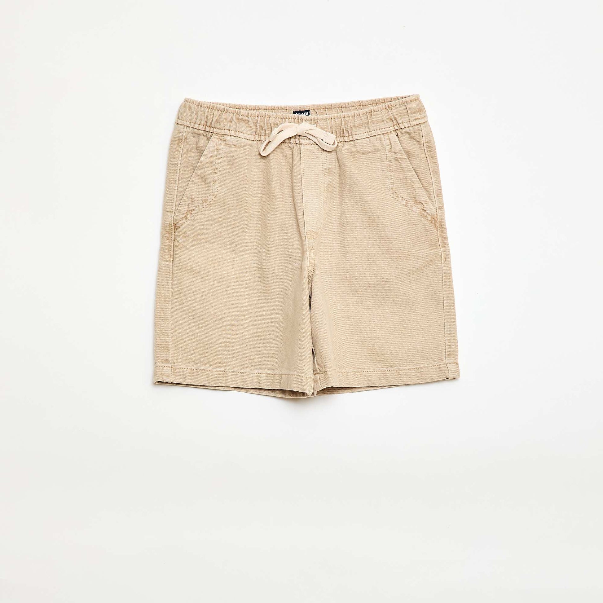Twill Bermuda Shorts BEIGE