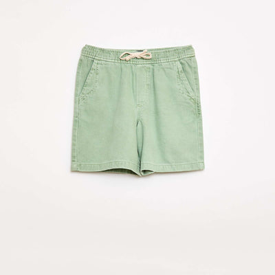 Twill Bermuda Shorts GREEN