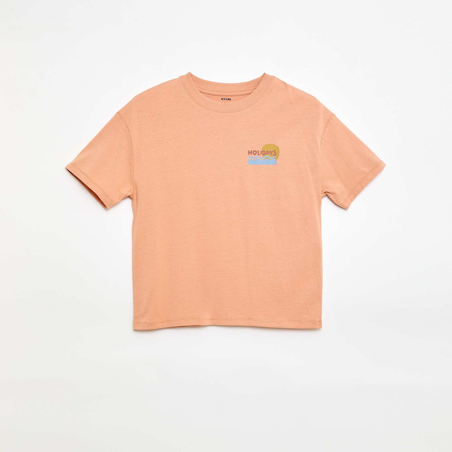Oversized printed T-shirt PINK