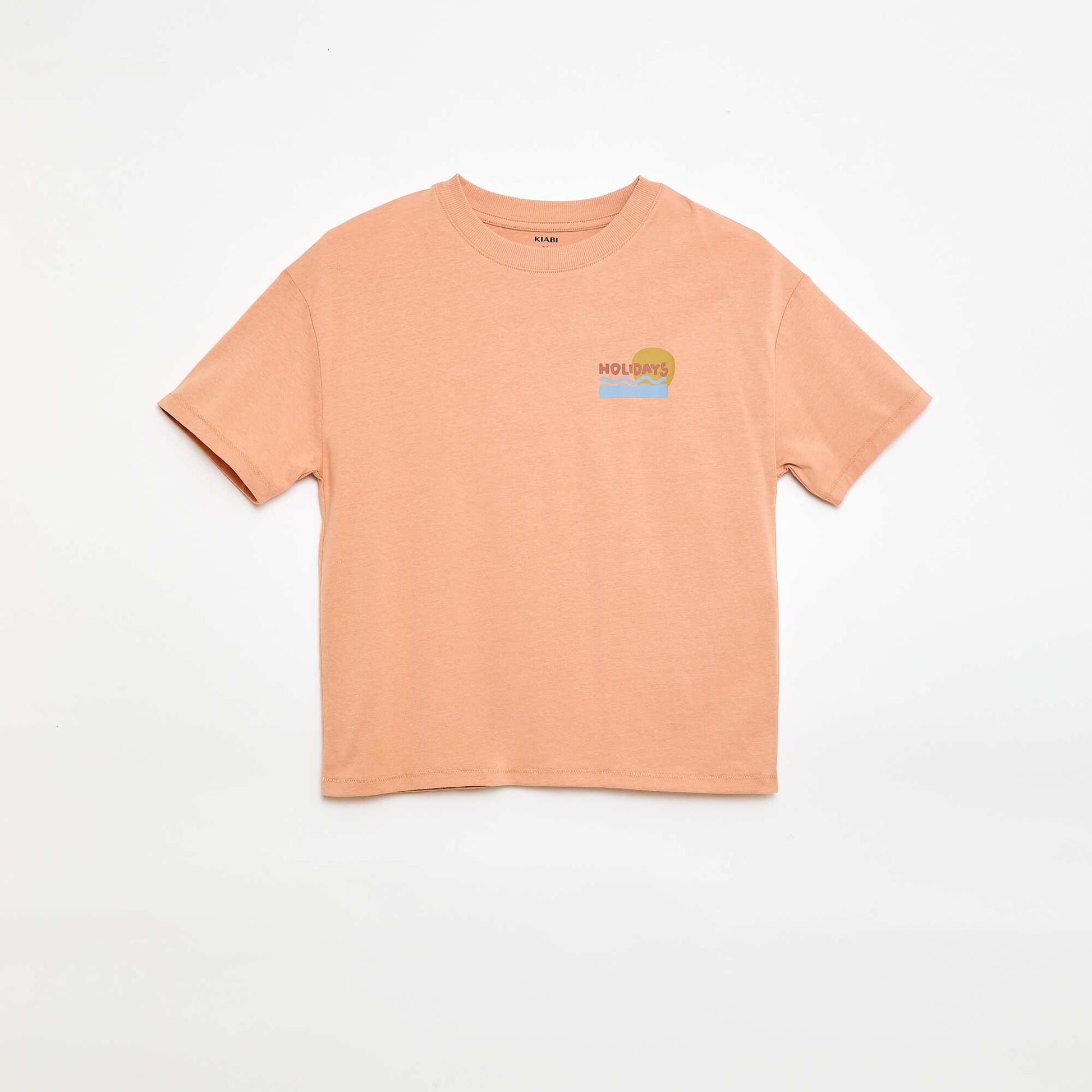 Oversized printed T-shirt PINK