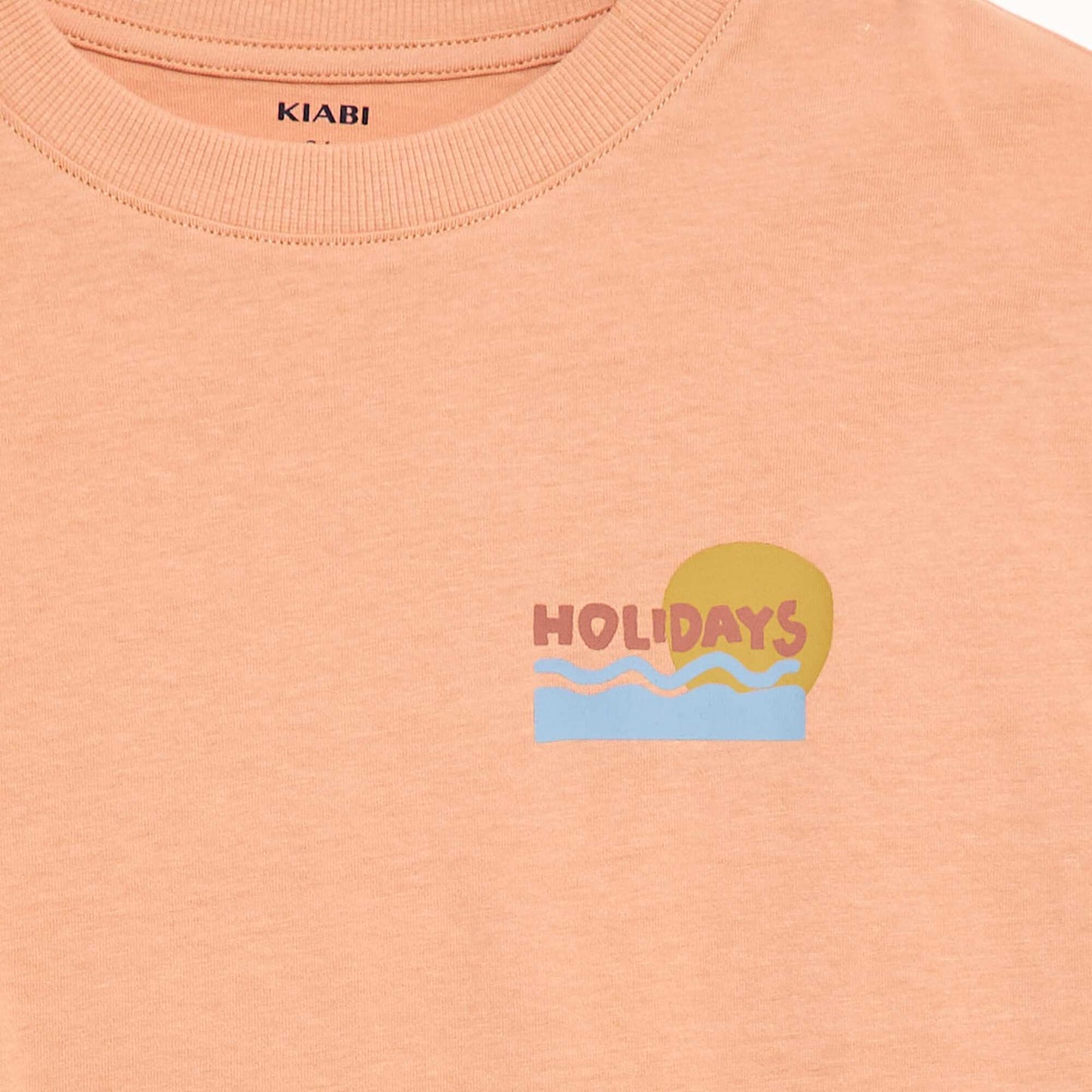 Oversized printed T-shirt PINK