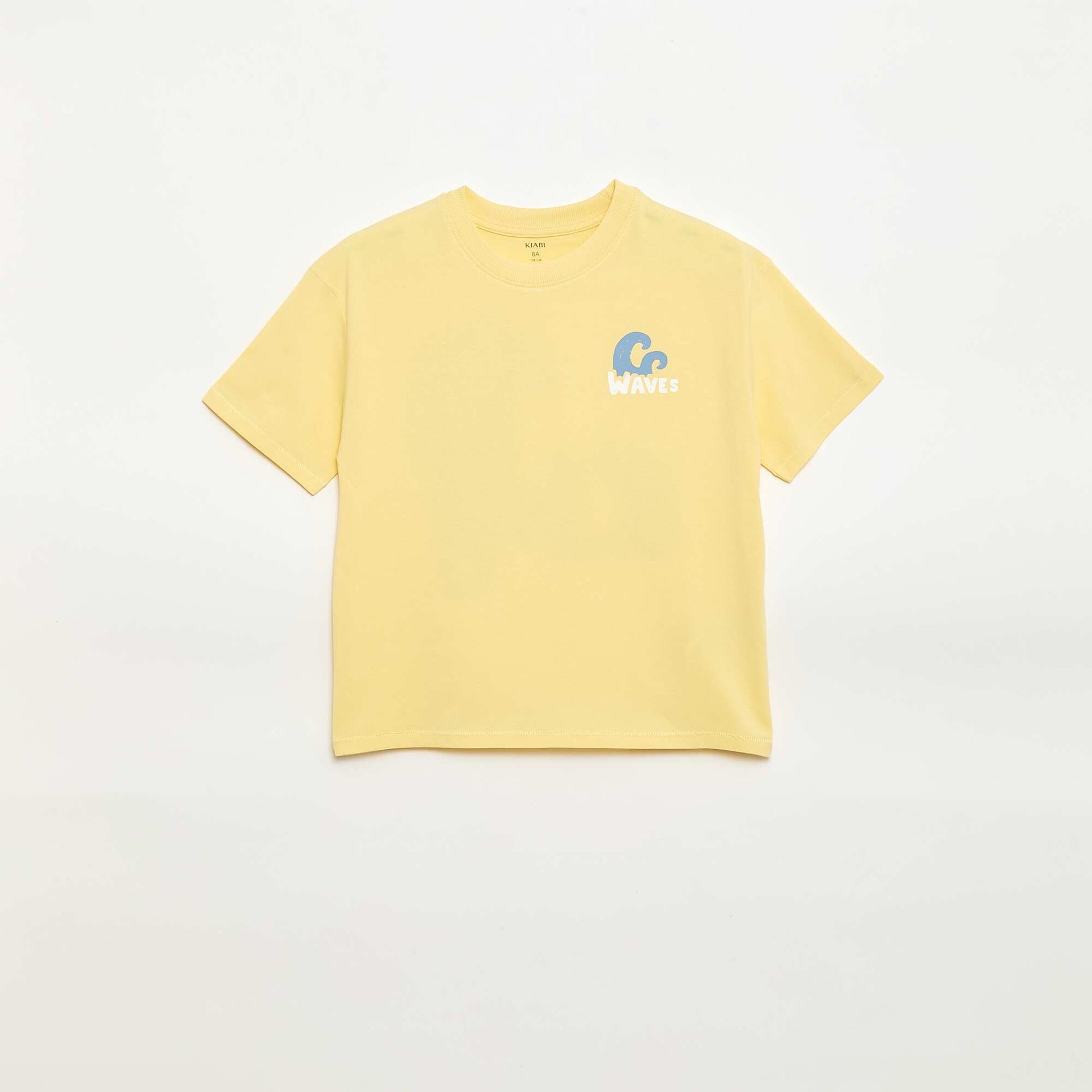 Oversized printed T-shirt YELLOW