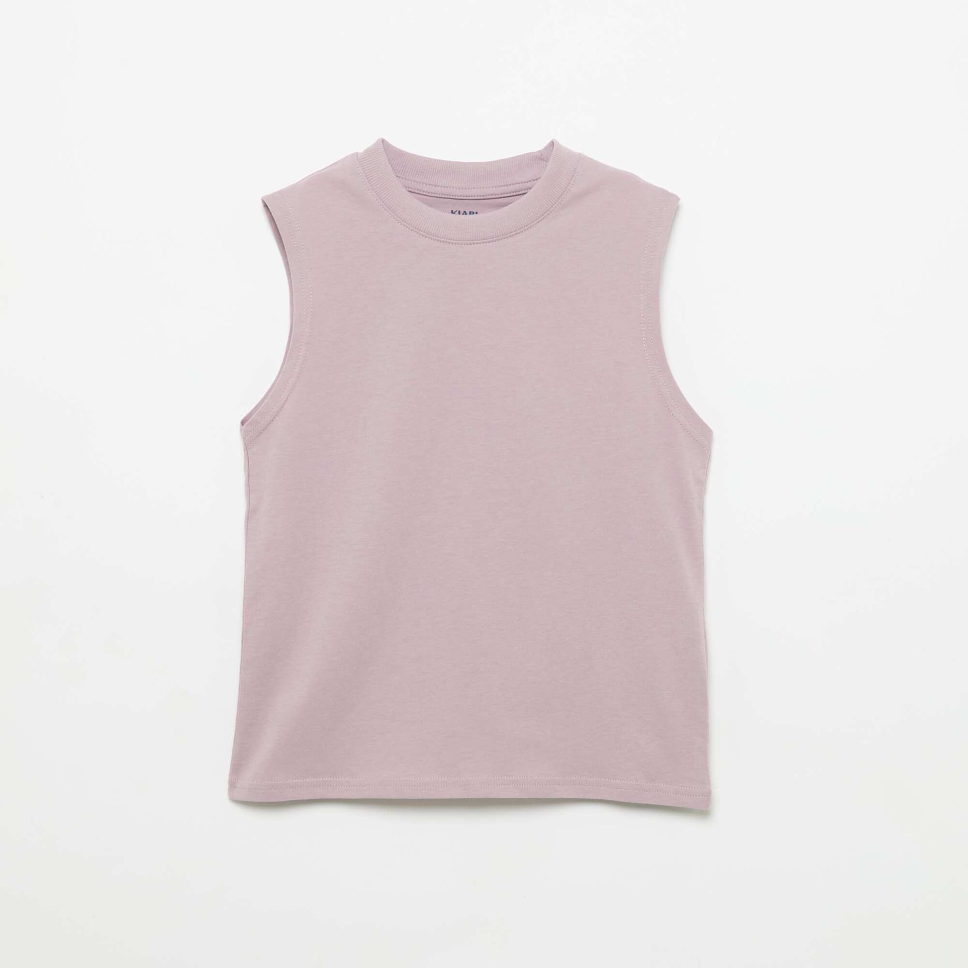 Pack of 2 round-neck tank tops GREEN