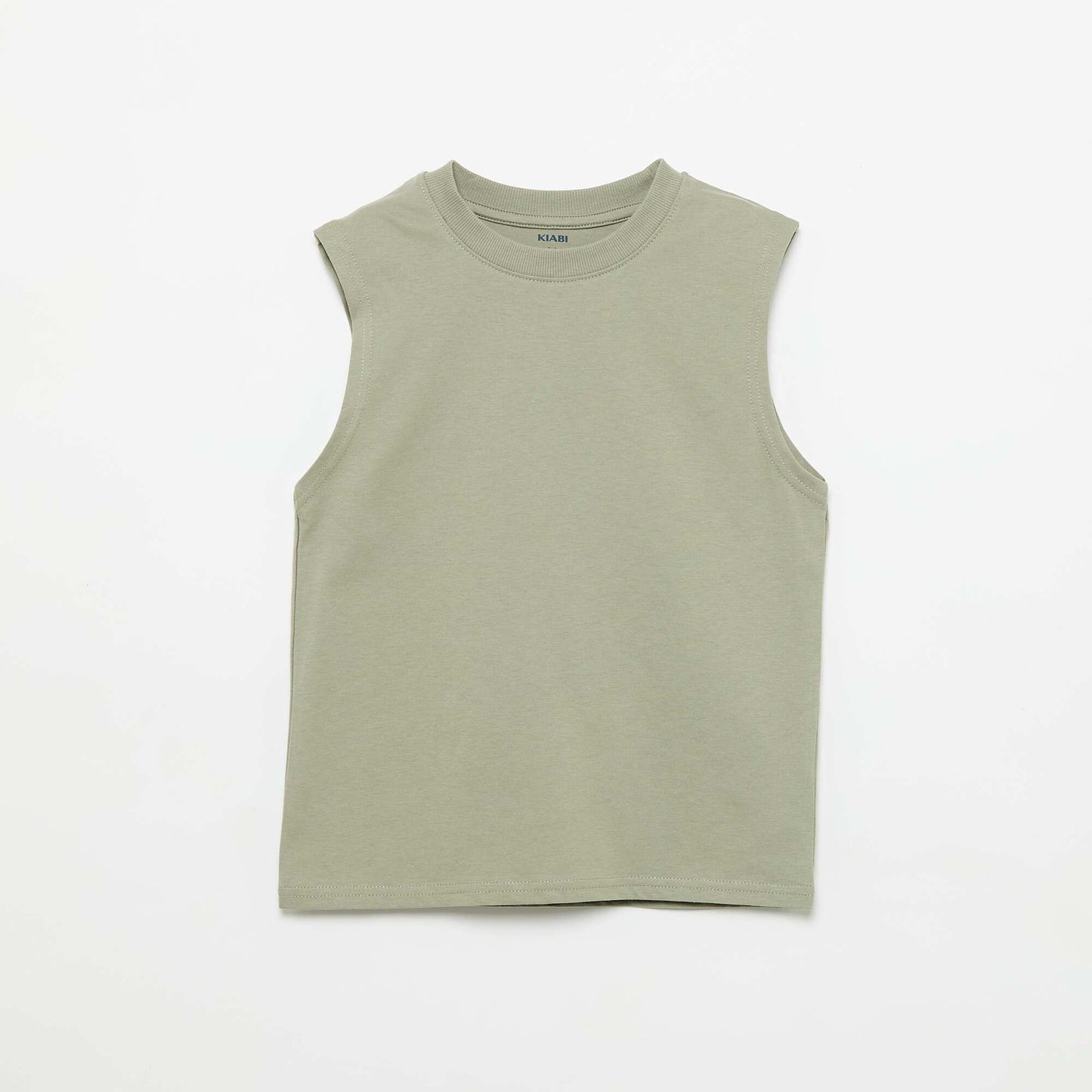 Pack of 2 round-neck tank tops YELLOW
