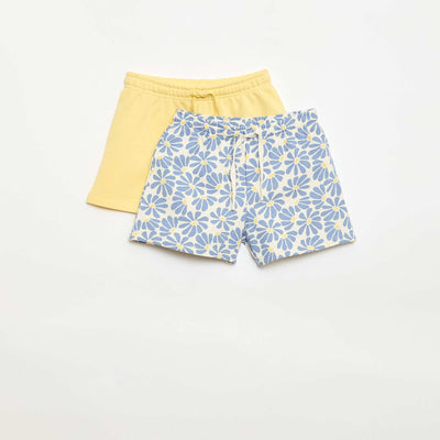 2-Pack Cotton Shorts YELLOW