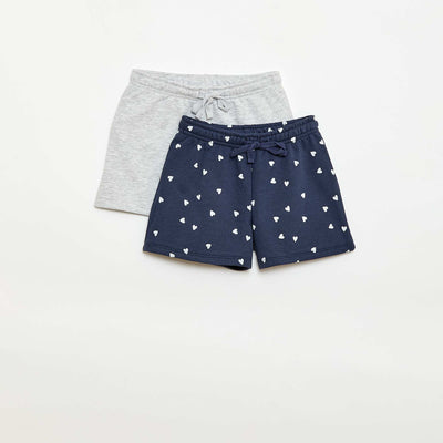 2-Pack Cotton Shorts BLUE